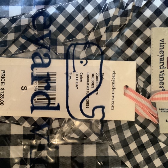 Vineyard Vines Gingham Mix Tunic Dress - Picture 2 of 7